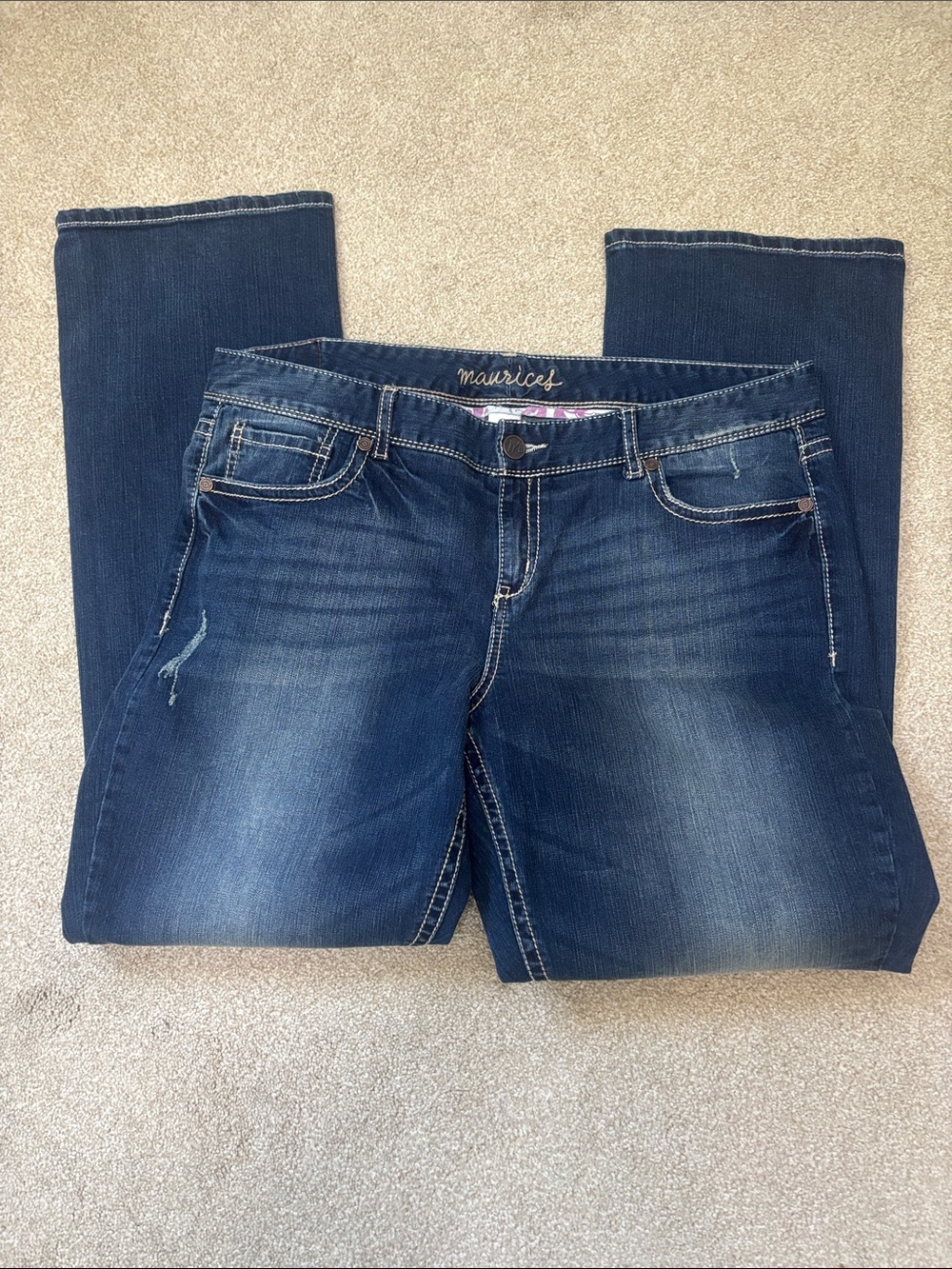 Maurices Women's Dark Indigo Bootcut Jeans